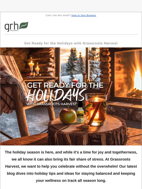 Get Ready for the Holidays with Grassroots Harvest
