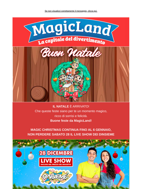 Buone Feste da MagicLand!