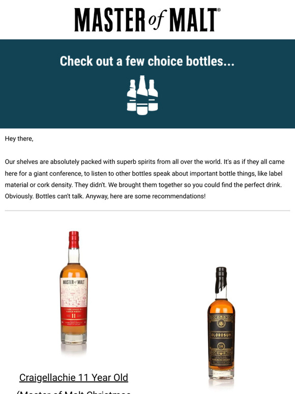 So, want a drinks recommendation?
