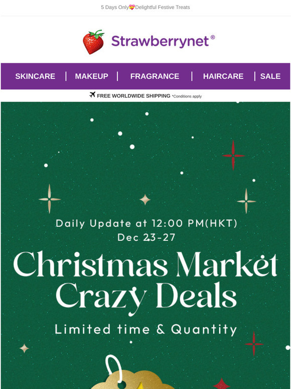 ❄️X'mas🎁US$1 Crazy Deal☃️Everyday Update