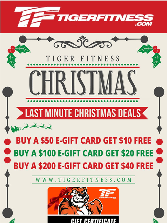 Huge eGift Card Sale for Last Minute Shoppers  Buy 1, Get a Bonus 1 FREE!