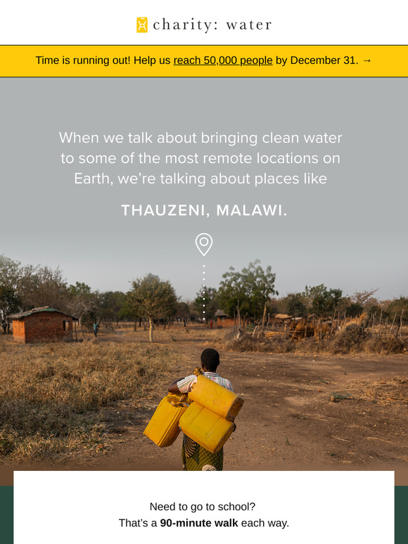 Behind the numbers: What a 5-hour walk for water actually means