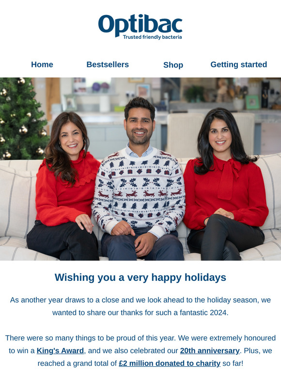 Happy holidays from Optibac ✨