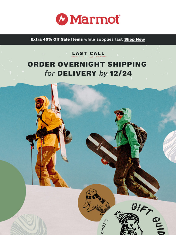 Next-day shipping saves the (holi)day