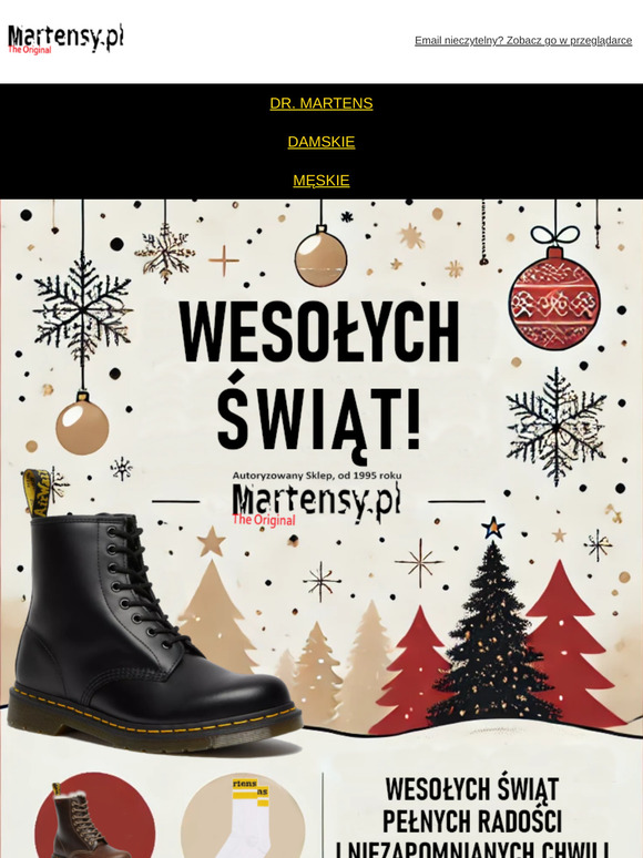Święta pełne radości z Martensy.pl 🎄