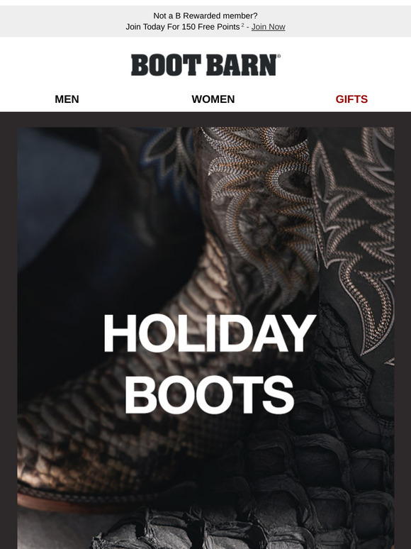 Boot Barn Elevated Boots for Holiday Events Milled