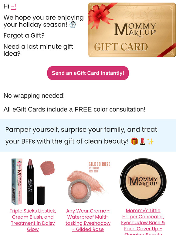 —, Send an eGift Card Instantly