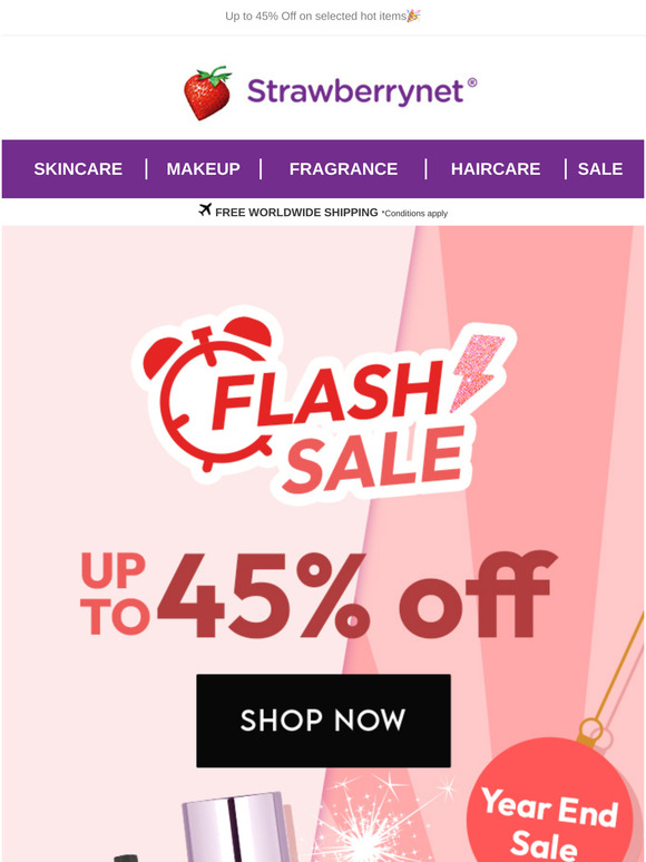 Year End Falsh Sale🎉 Up to 45% Off