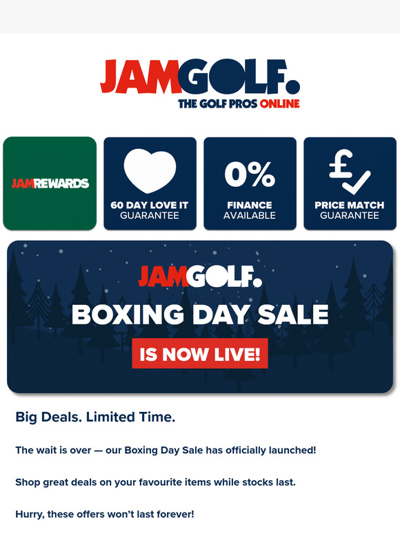 Our Boxing Day Sale is Here!