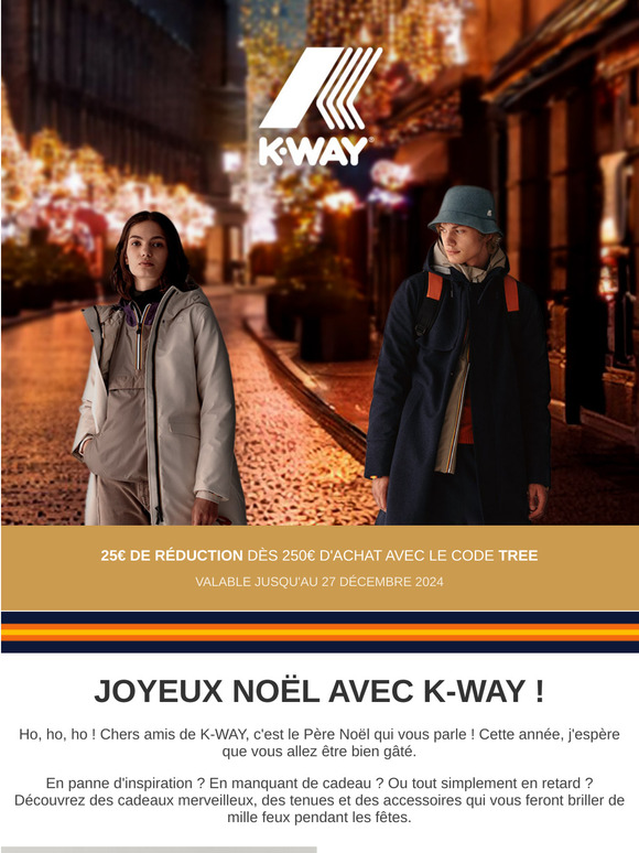 La Magie des Fêtes continue avec K-Way !