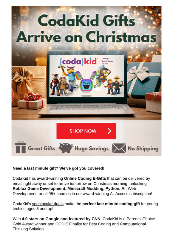 🎁 Looking for a last minute gift?