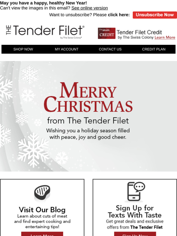 Merry Christmas from The Tender Filet