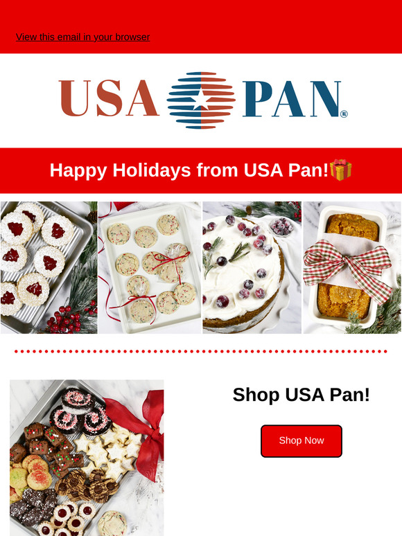 USA Pan Wishes You Happy Holidays! 🎁