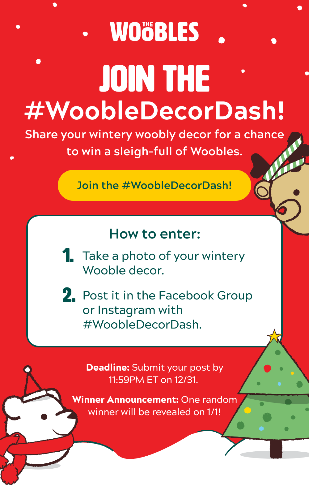 Join the #WoobleDecorCash!