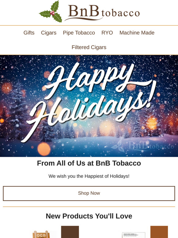 Happy Holidays from BnB