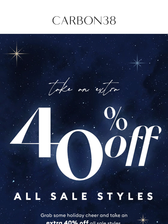 OUR GIFT TO YOU 🎁 40% off