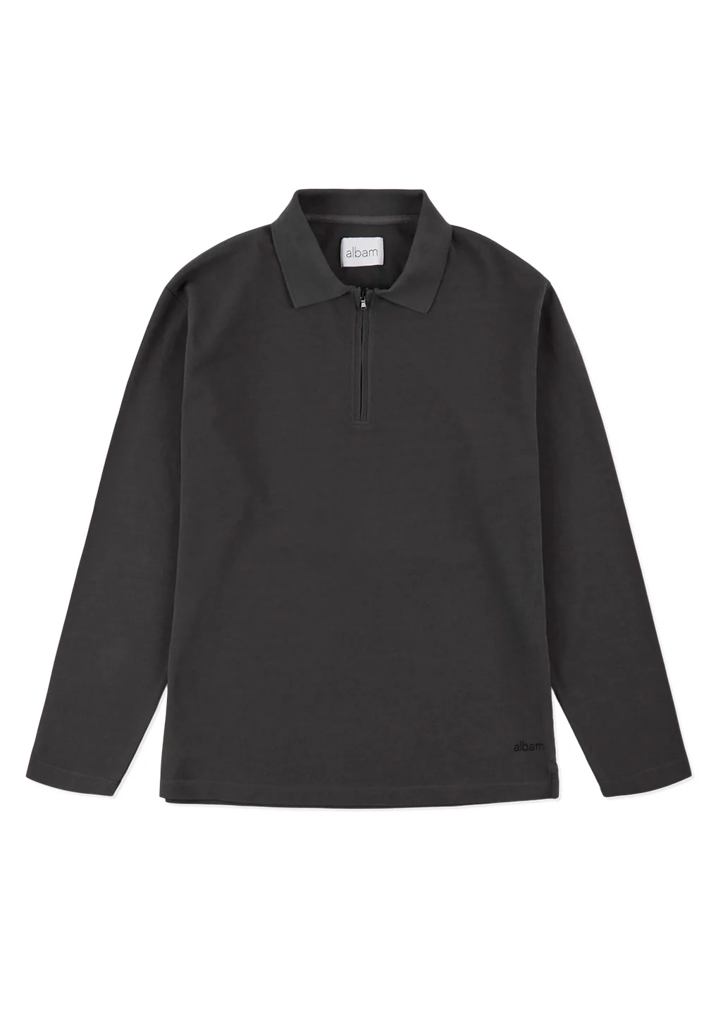 Beaumont Zip Polo in Grey