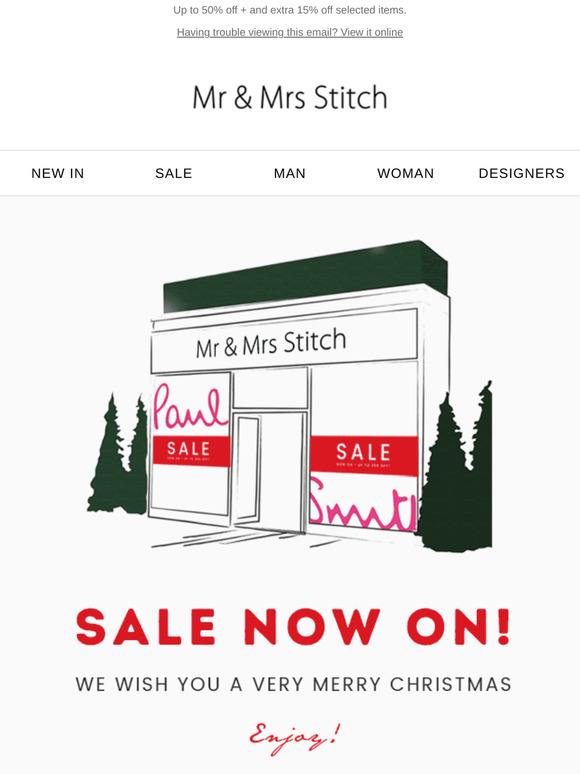SALE now on! Mens & Womens winter sale now live.