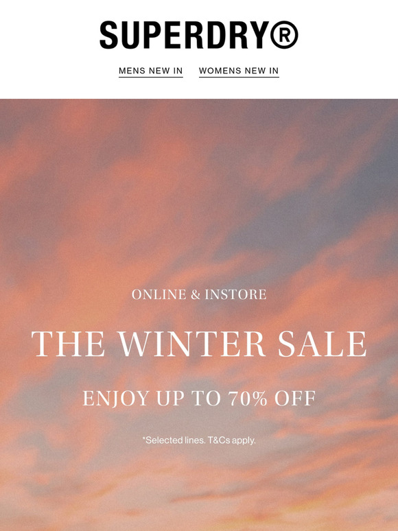 The Winter Sale Launch: Up To 70% Off