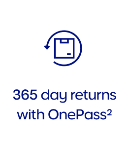 365 day returns with OnePass
