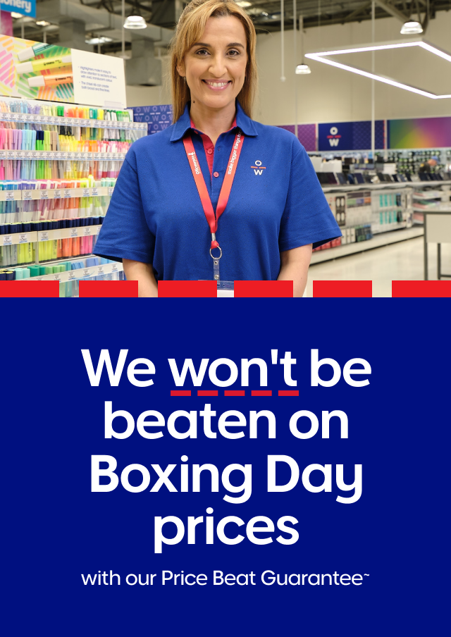 We won't be beated on Boxing Day prices with our Price Beat Guarantee