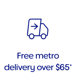 Free metro delivery over $65
