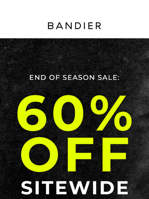 THE BIGGEST SALE OF THE YEAR