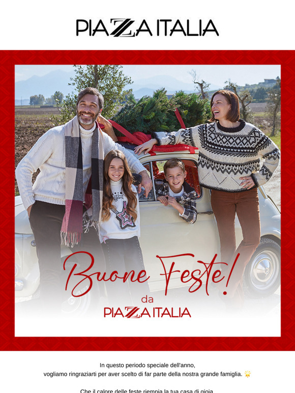 🎄 Buone Feste da PIAZZA ITALIA! 🎁