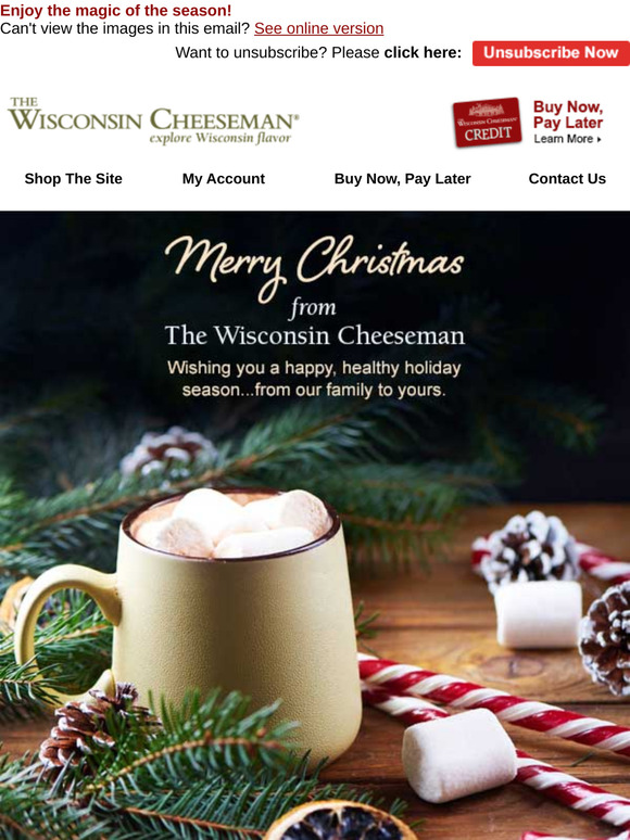 Merry Christmas from The Wisconsin Cheeseman