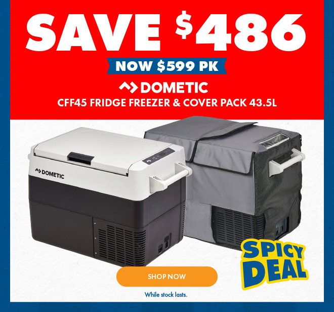 Dometic CFF45 Fridge Freezer & Cover Pack
