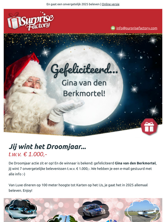 Wie heeft het Droomjaar gewonnen...? 🤩