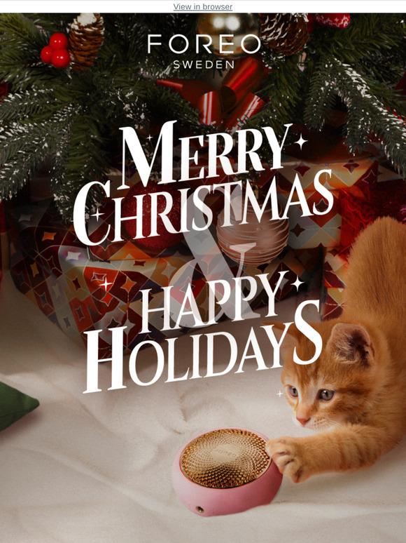 Wishing you happy holidays – from our hearts to yours! 🥰🎄