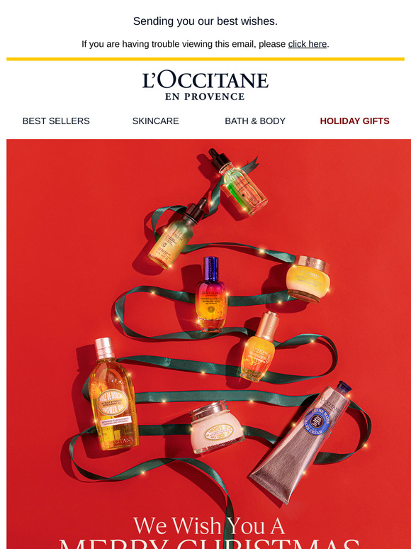 Merry Christmas from L'Occitane 💛