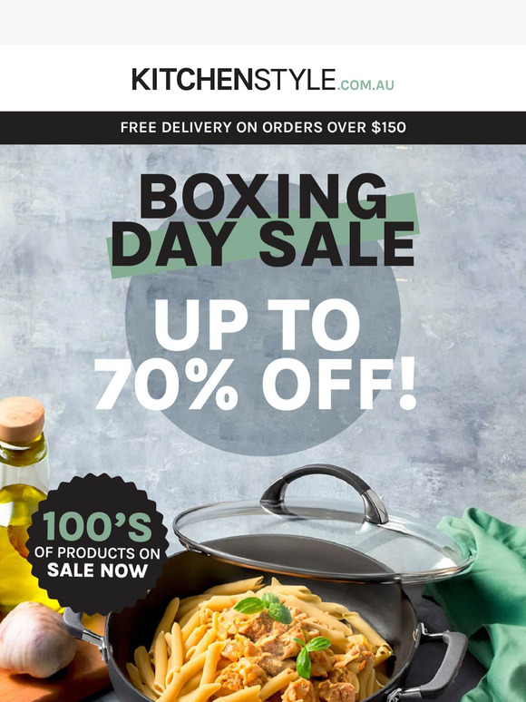 Boxing Day sale on now
