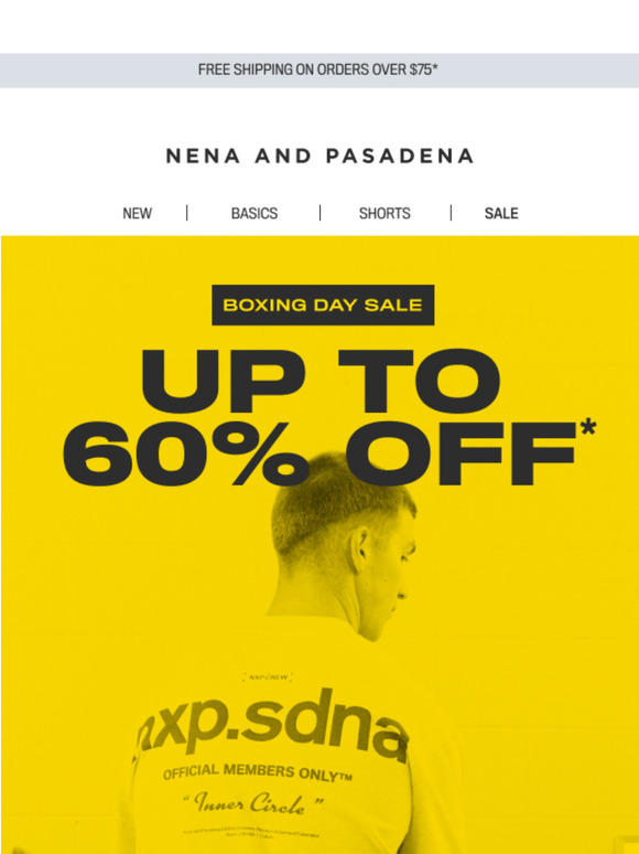 Up To 60% Off* starts now!