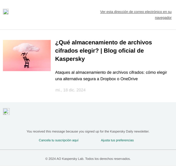 Blog oficial de Kaspersky