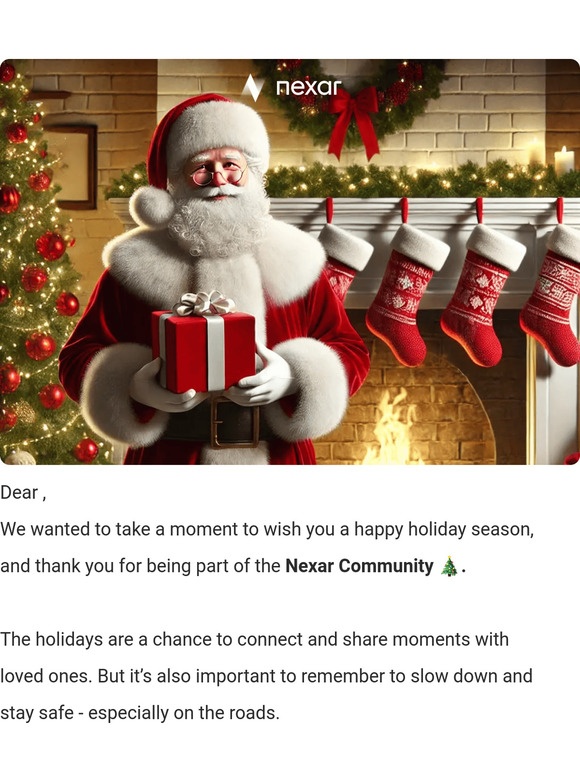 🎄 Merry Christmas from Nexar! 🎁
