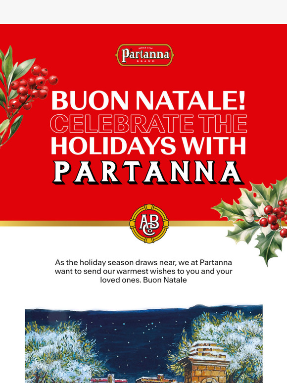 Buon Natale! Celebrate the Holidays with Partanna