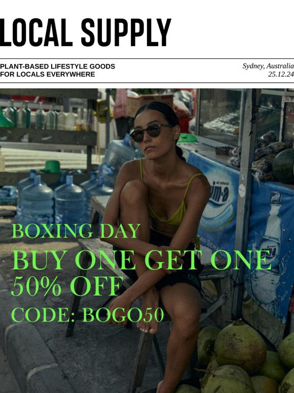 Boxing Day Sale ⚡️ Buy One, Get One 50% Off!