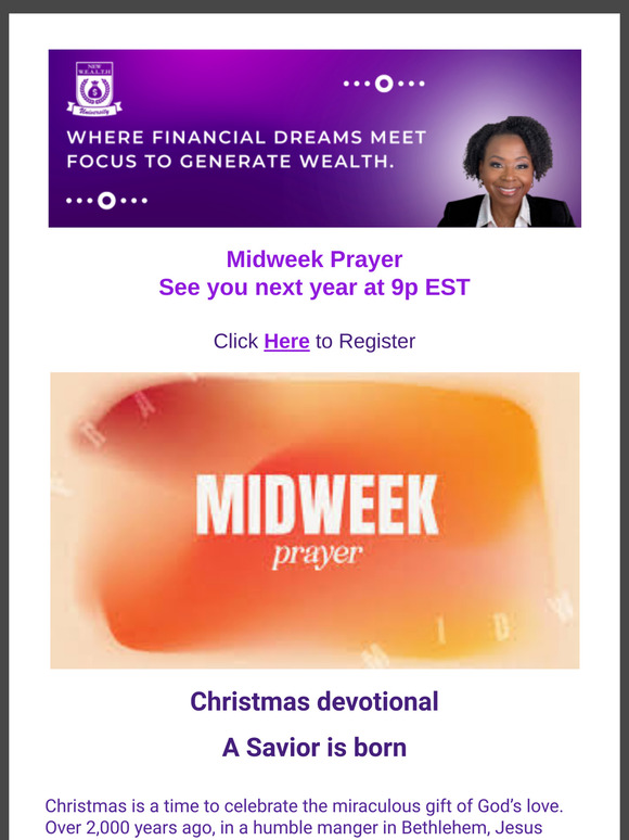 W.E.A.L.T.H.y Word: Midweek Prayer