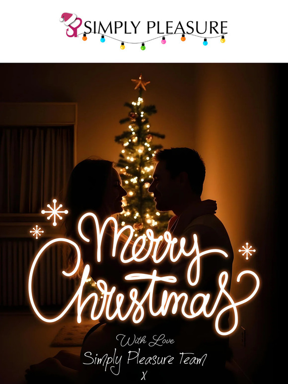 Have a Very Naughty Christmas, From Simply Pleasure! 😈🎄