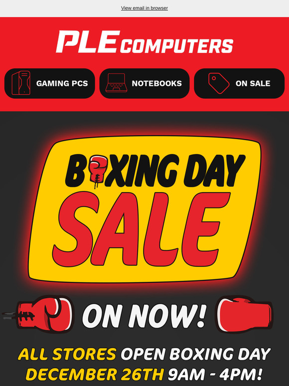 Limited Time Offer: Boxing Day Knockout Deals