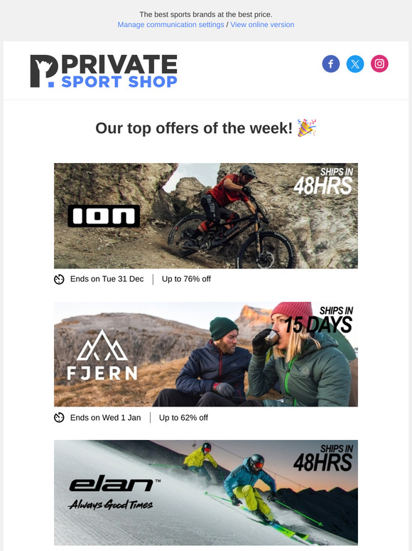 🏆 Top offers of the week!