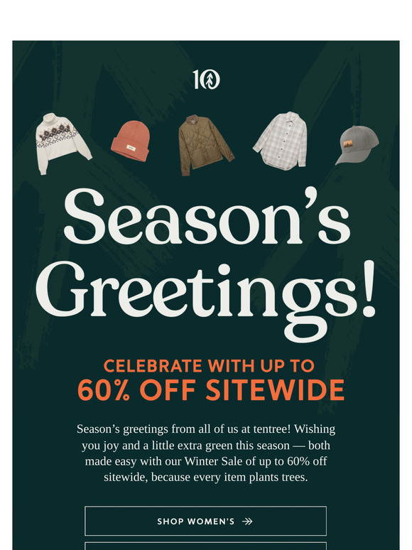 Season’s Greetings, to you! ❄️