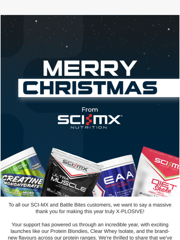 Merry Christmas from SCI-MX! 🎄