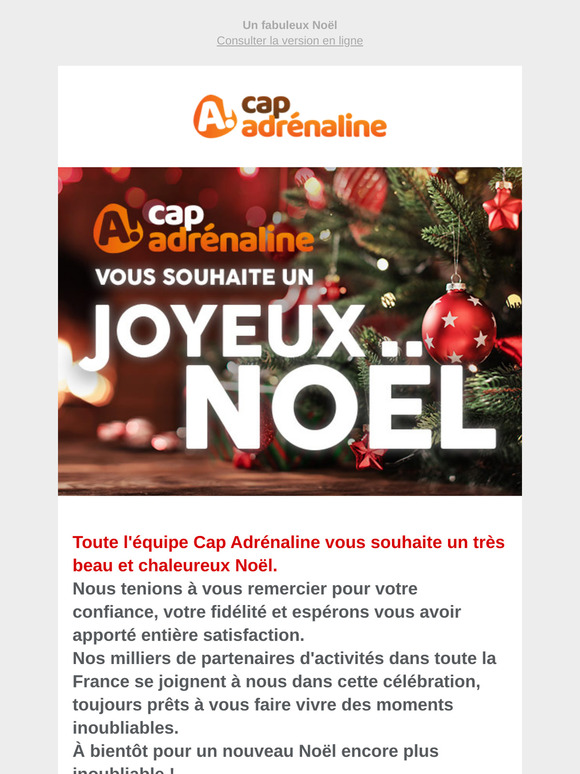 Nous vous souhaitons un excellent Noël