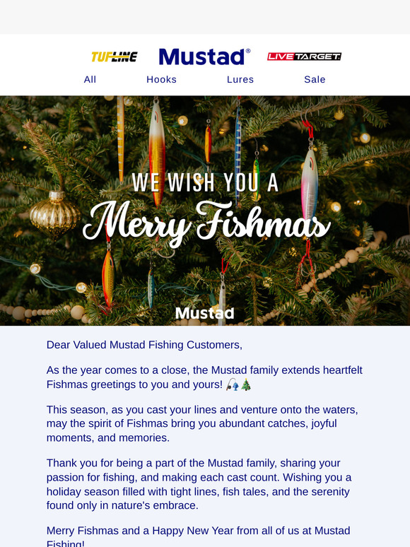 Merry Fishmas From MUSTAD!