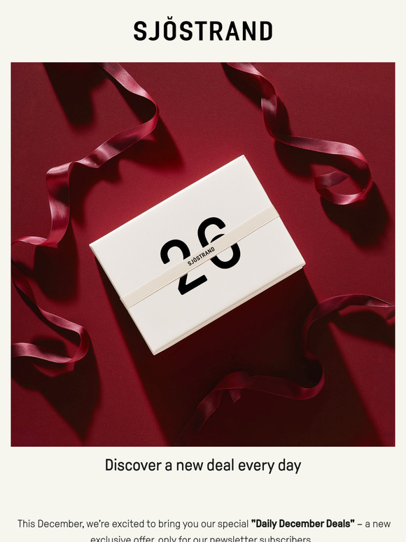 26 dec: Unlock your daily december deal