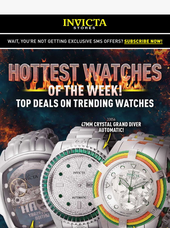 Invicta: MELTING PRICES🔥🥵On The HOTTEST STYLES Of The Week💥 ️ | Milled