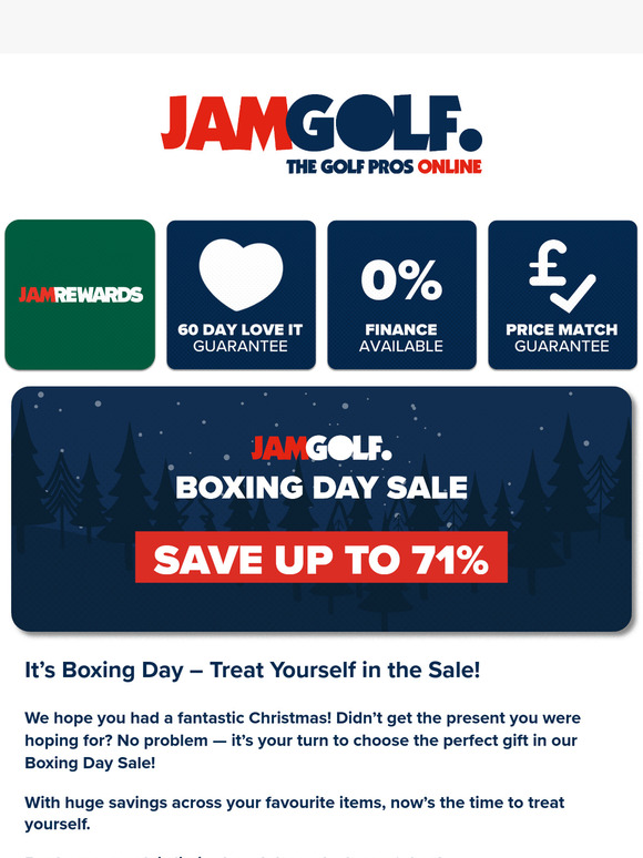 It’s Boxing Day – Our Sale Is On!
